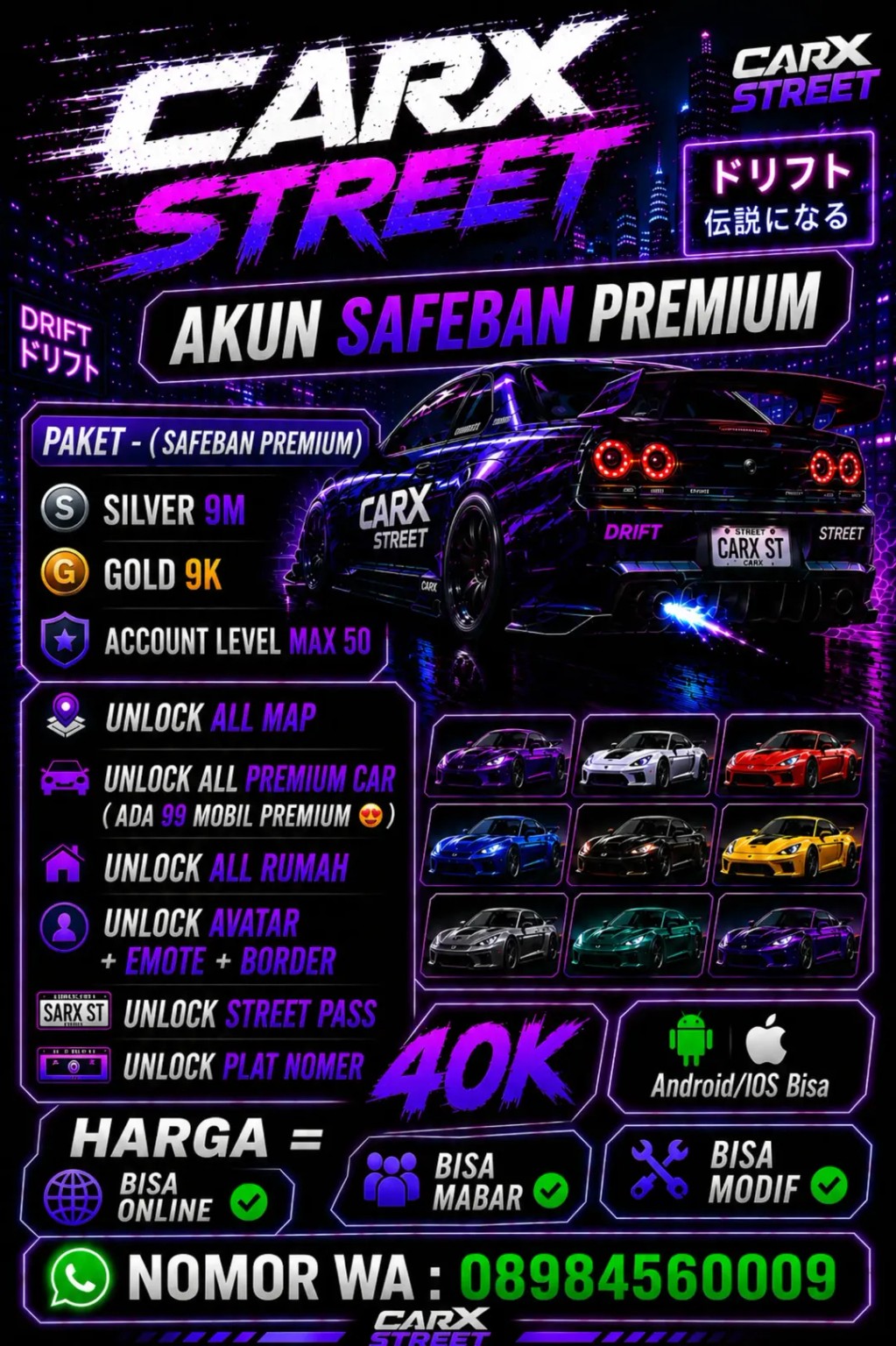 Akun SafeBan Premium